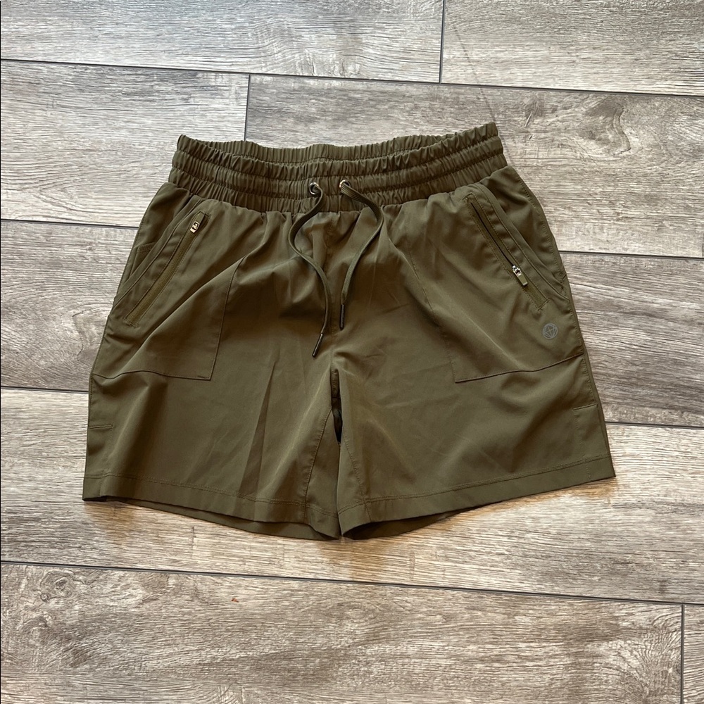 Mondetta Olive Athletic Shorts